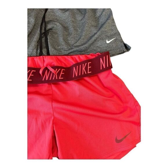 Nike |  Pink and Black Fold Down Athletic Dri-Fit Shorts Lot | M - Picture 2 of 8
